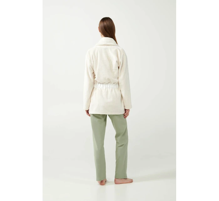 Vamp - Béžový fleecový župan 21361 - Vamp Vamp - Béžový fleecový župan 21361 - Vamp