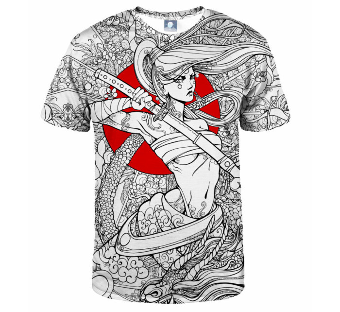 Aloha From Deer Lady Samurai T-Shirt TSH AFD931 White