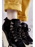 Dámská vysoká sportovní obuv GOE KK2N4098 Černe Dámská vysoká sportovní obuv GOE KK2N4098 Černe