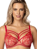 Dámská podprsenka 1305 Zelia červená - Gaia