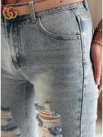 Dámské džínové kalhoty regular fit DESTINA blue FashionStreet UY2447