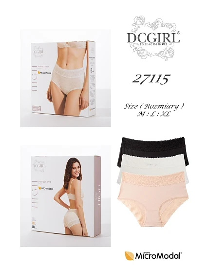 Kalhotky DC Girl 27115 A2, balení, velikost M–XL Kalhotky DC Girl 27115 A2, balení, velikost M–XL