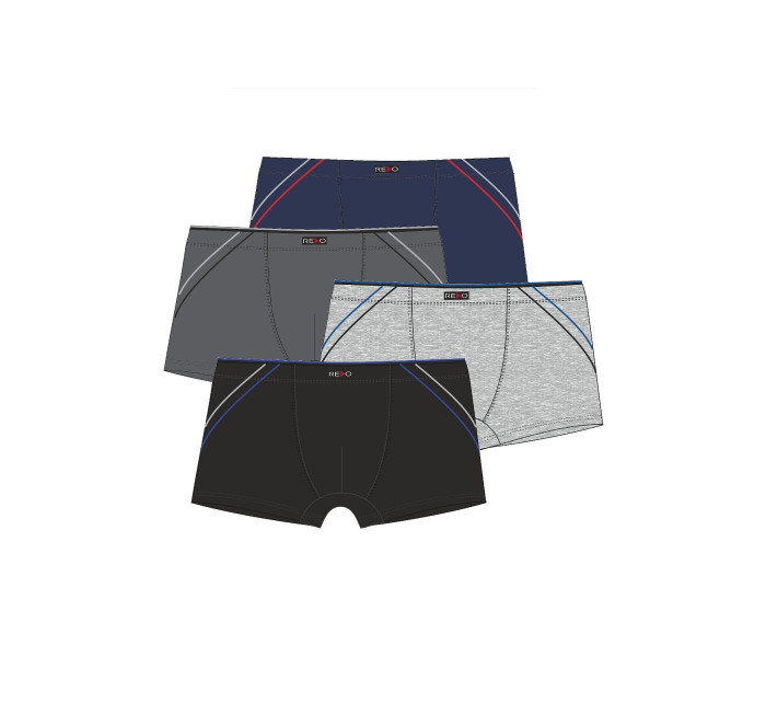 Hladké pánské boxerky model 18037558 - Redo