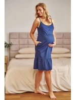 Dámská těhotenská košile 7244 dark blue - Doctornap