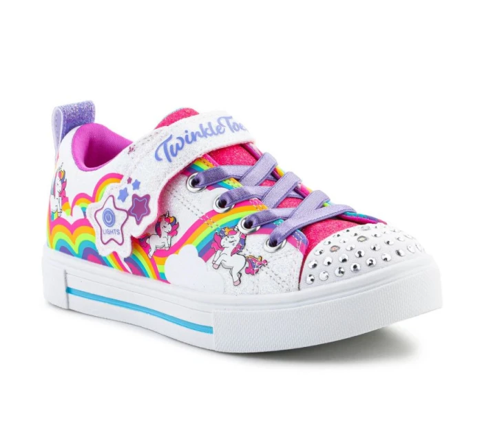 Boty Skechers Twinkle Toes S Lights Twinkle Sparks Jumpin Clouds Jr 314809L-WMLT