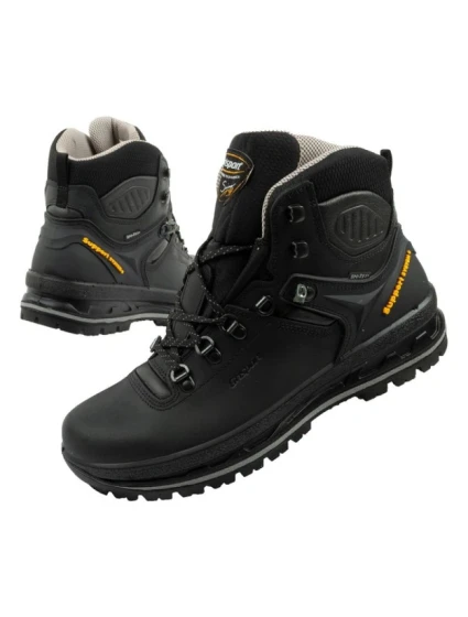 Grisport pánská treková obuv Nero dakar SPO-TEX leather black