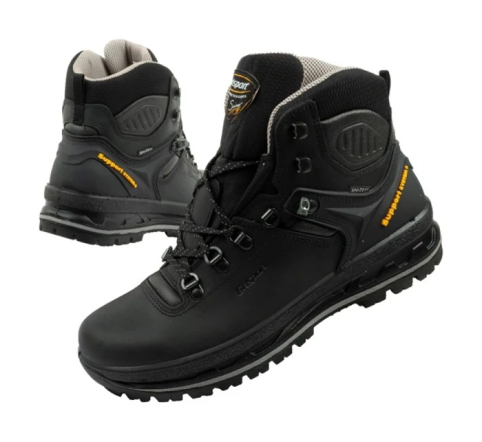 Grisport pánská treková obuv Nero dakar SPO-TEX leather black