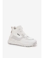 Dámská sportovní obuv na platformě Big Star – bílá Dámská sportovní obuv na platformě Big Star – bílá