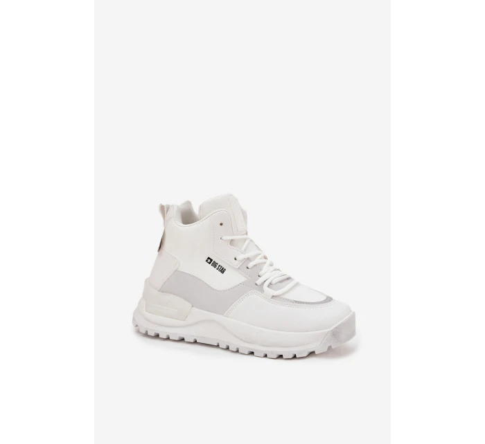 Dámská sportovní obuv na platformě Big Star – bílá Dámská sportovní obuv na platformě Big Star – bílá