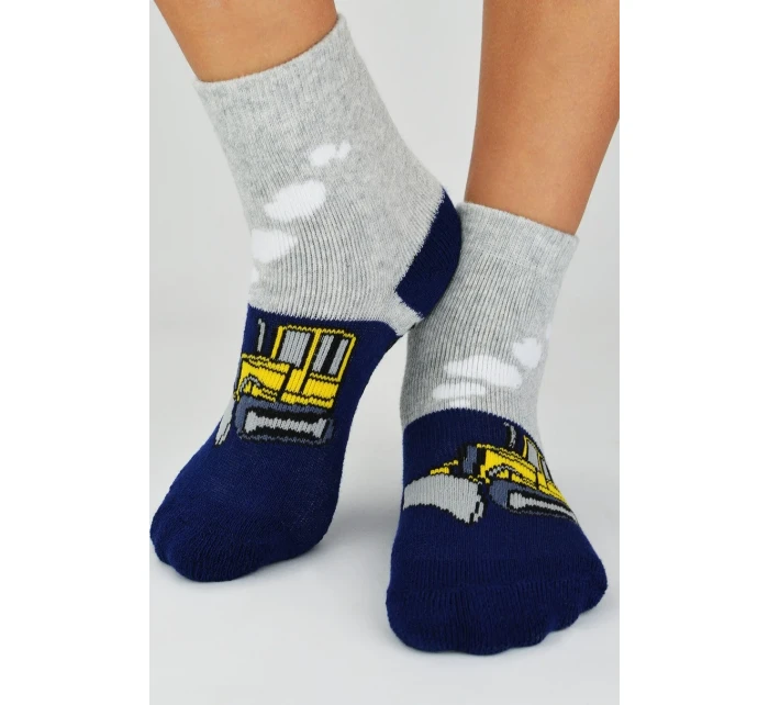 FROTÉ PONOŽKY SE VZOREM ABS CHLAPCI SF005