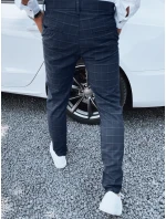 Pánské tmavě modré kalhoty FashionStreet UX4391