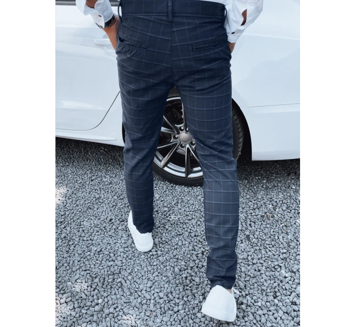 Pánské tmavě modré kalhoty FashionStreet UX4391