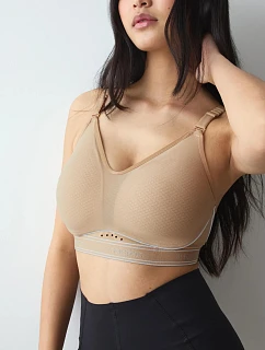 Dámská sportovní podprsenka Triaction Cardio Breeze P EX Tender Beige béžová - TRIUMPH