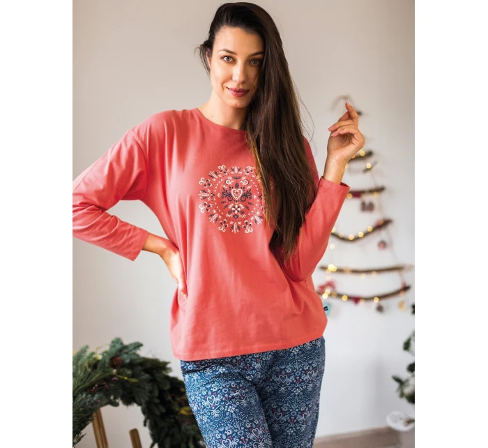 Pyžamo Key LNS 703 B25 long/r S-XL dámské