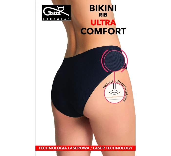 Dámské kalhotky model 17617821 Bikini RIB Ultra Comfort SXL - Gatta Dámské kalhotky model 17617821 Bikini RIB Ultra Comfort SXL - Gatta