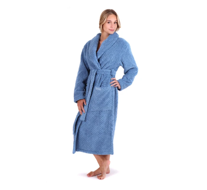 Unisex župan Athena 2116 denim světlý - Vestis