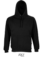 SOL'S Condor Unisex mikina s kapucí 25.3815 black