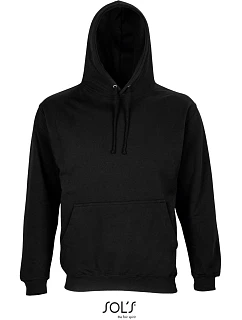 SOL'S Condor Unisex mikina s kapucí 25.3815 black