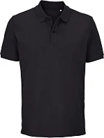 SOL'S Pegase Unisex piqué polo z těžké bavlny 25.4242 carbon grey