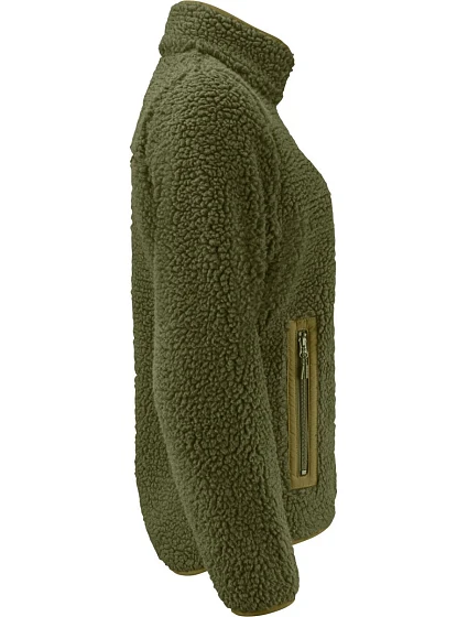 Fleece Women Dámská fleecová bunda Sherpa "TwoTone" moss green model 22453559 - James Harvest Fleece Women Dámská fleecová bunda Sherpa "TwoTone" moss green model 22453559 - James Harvest