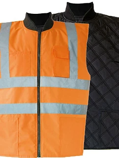 – Oboustranná vesta orange model 22503238 - Korntex
