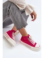 Dámské tenisky na platformě Fuksja Aineri Dámské tenisky na platformě Fuksja Aineri