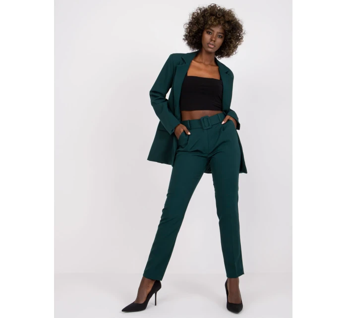 DHJ kalhoty SP model 17116440 tmavě zelená - FPrice