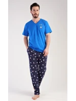 Pánské pyžamo dlouhé Loďka