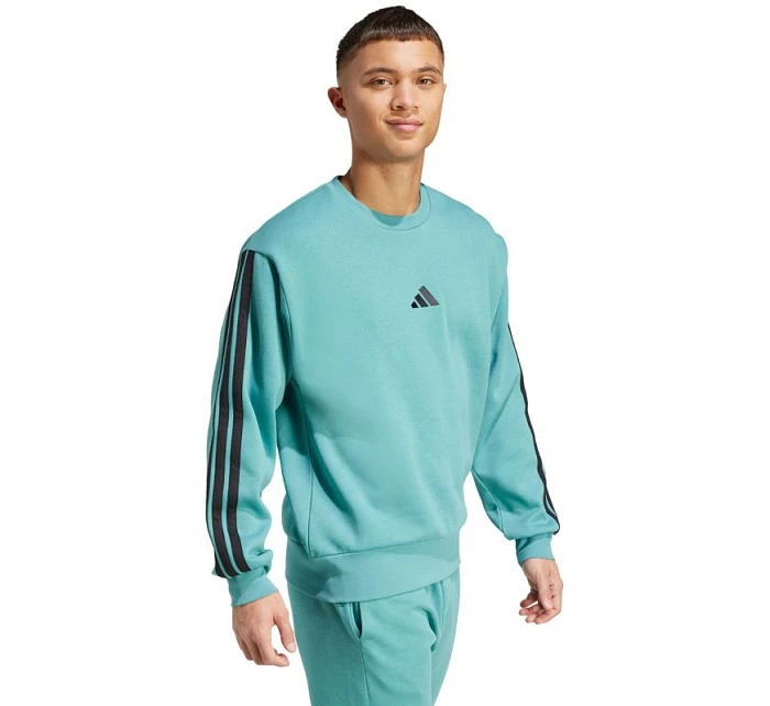 Adidas Essentials Sweatshirt 3-Stripes Fleece M JX0701 pánské