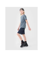 Hladké chlapecké tričko oversize 4F 4FJWSS25TTSHM2324-46S