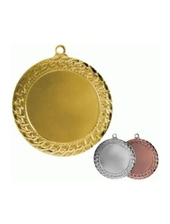 Medal złoty ogólny z miejscem na emblemat 50 mm - medal stalowy
