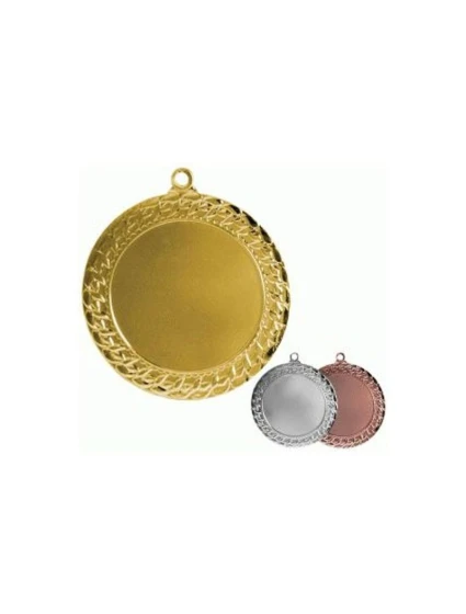 Obecná zlatá medaile s prostorem pro emblém 50 mm - ocelová medaile