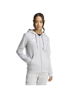 Dámská mikina adidas Entrada 26 Full Zip Hoodie šedá KF5936