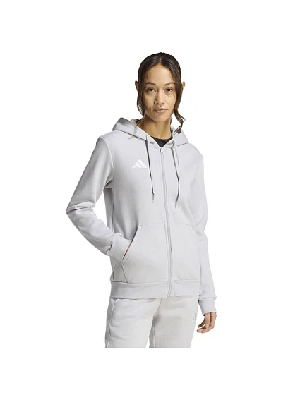 Dámská mikina adidas Entrada 26 Full Zip Hoodie šedá KF5936 Dámská mikina adidas Entrada 26 Full Zip Hoodie šedá KF5936