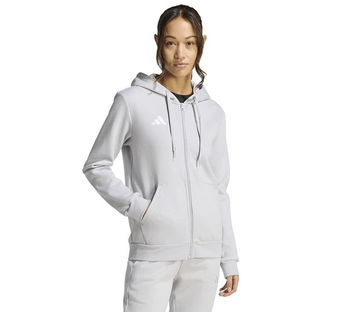 Dámská mikina adidas Entrada 26 Full Zip Hoodie šedá KF5936 Dámská mikina adidas Entrada 26 Full Zip Hoodie šedá KF5936