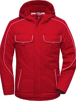 Daiber JN 886 Pracovní softshellová polstrovaná bunda - Solid 02.0886 red