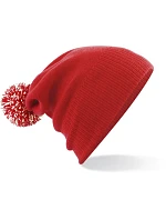 Beechfield B 450B Dětská pletená čepice "Snowstar®" 53.450B bright red/off white