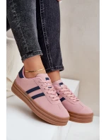 Dámské Tenisky Na Platformě Růžové model 21680443 - Boto