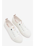Dámské tenisky z eko kůže Big Star TT274023 Bílé Dámské tenisky z eko kůže Big Star TT274023 Bílé