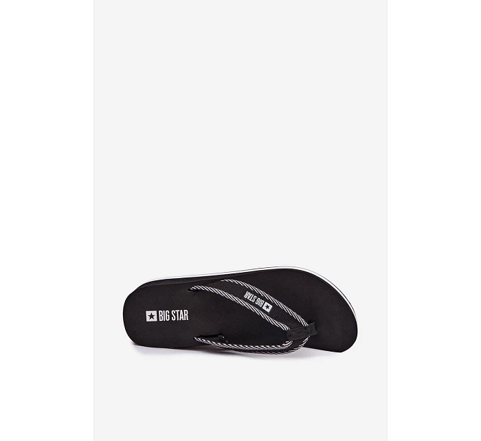 Dámské žabky na platformě Big Star NN274A727 Černé