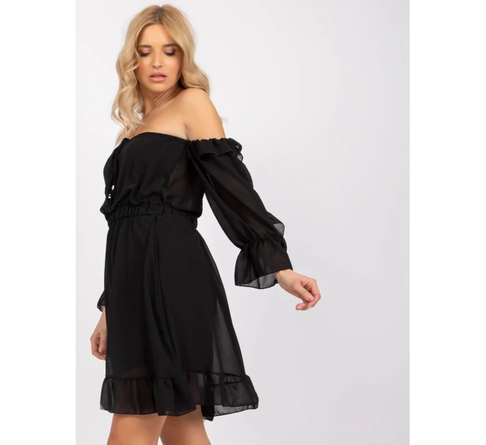 Sukienka TW SK BI model 20961787 czarny - FPrice Sukienka TW SK BI model 20961787 czarny - FPrice