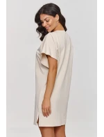 Denní šaty model 21145676 béžové - Makadamia