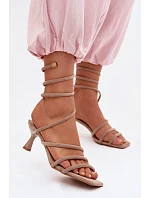 Sandály na podpatku  model 227452 Step in style