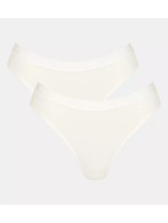 Dámské kalhotky GO Casual High leg 2P - WHITE - SLOGGI WHITE - SLOGGI