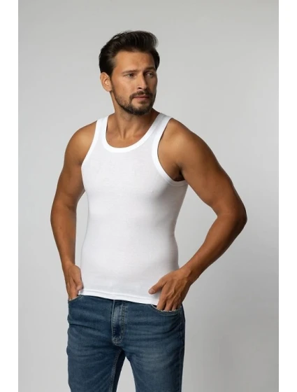 Bílý pánský nátělník na ramínkách model 7460573 - Szata