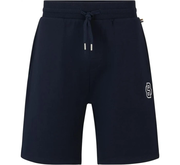 Pánské bavlněné šortky Fashion navy e model 21350245 - Boss