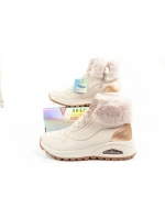 Skechers Uno Rugged dámská sportovní obuv zateplené boty zimní béžové dámské