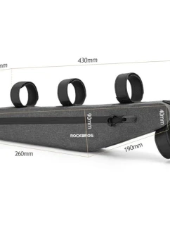 Brašna na rám kola model 21850843 šedá - Rockbros