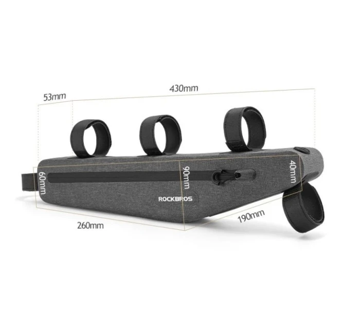 Brašna na rám kola model 21850843 šedá - Rockbros