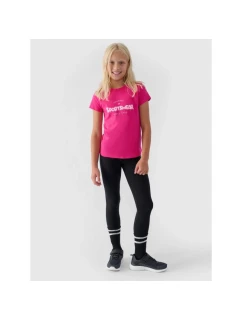 Dívčí pletené legíny 4F Junior 4FJRAW24TTIGF239-20S